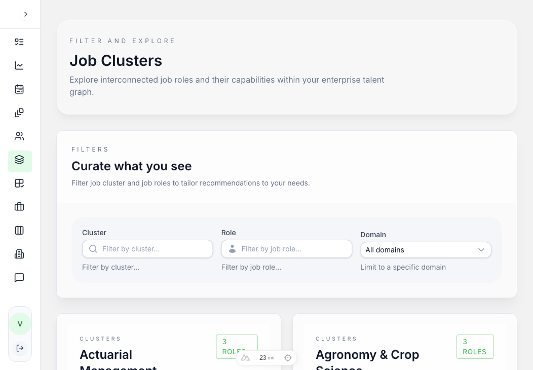 Job Cluster & Role Explorer